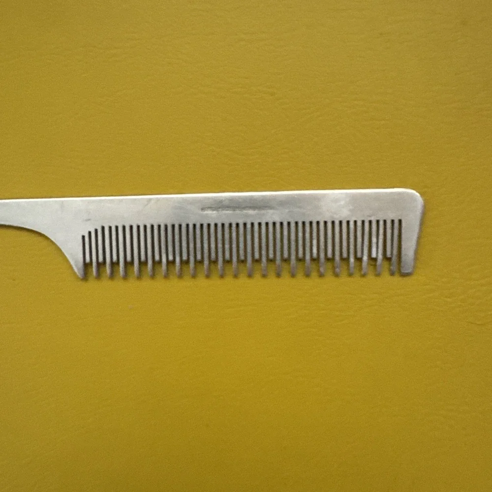 Vintage Metal Rat Tail Hair Styling Comb 8